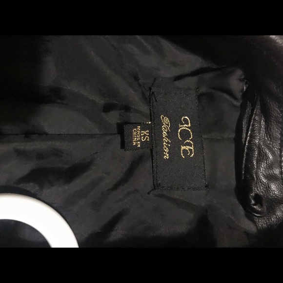 Black moto jacket - Picture 5 of 5